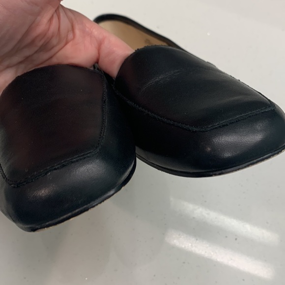 EUC 8.5 Narrow Bandolino Liberty loafer flats black all leather - Picture 4 of 10